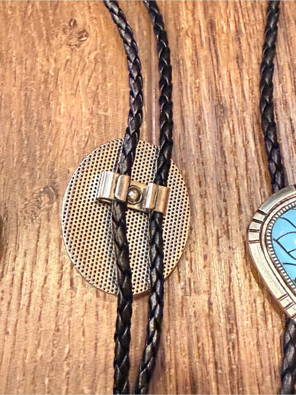 Vintage Handmade Western Leather Bolo Ties